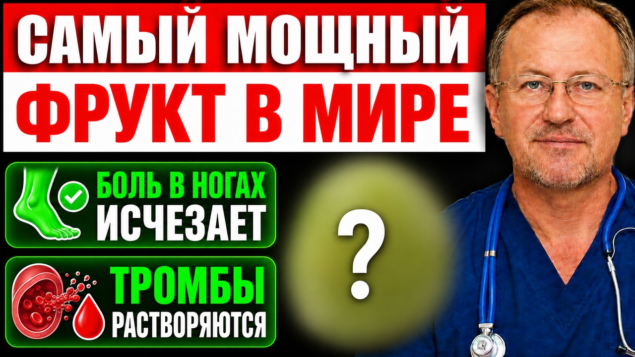 Этот фрукт №1 очищает кровоток в ногах, возвращает им силу и молодость — ешьте каждое утро!