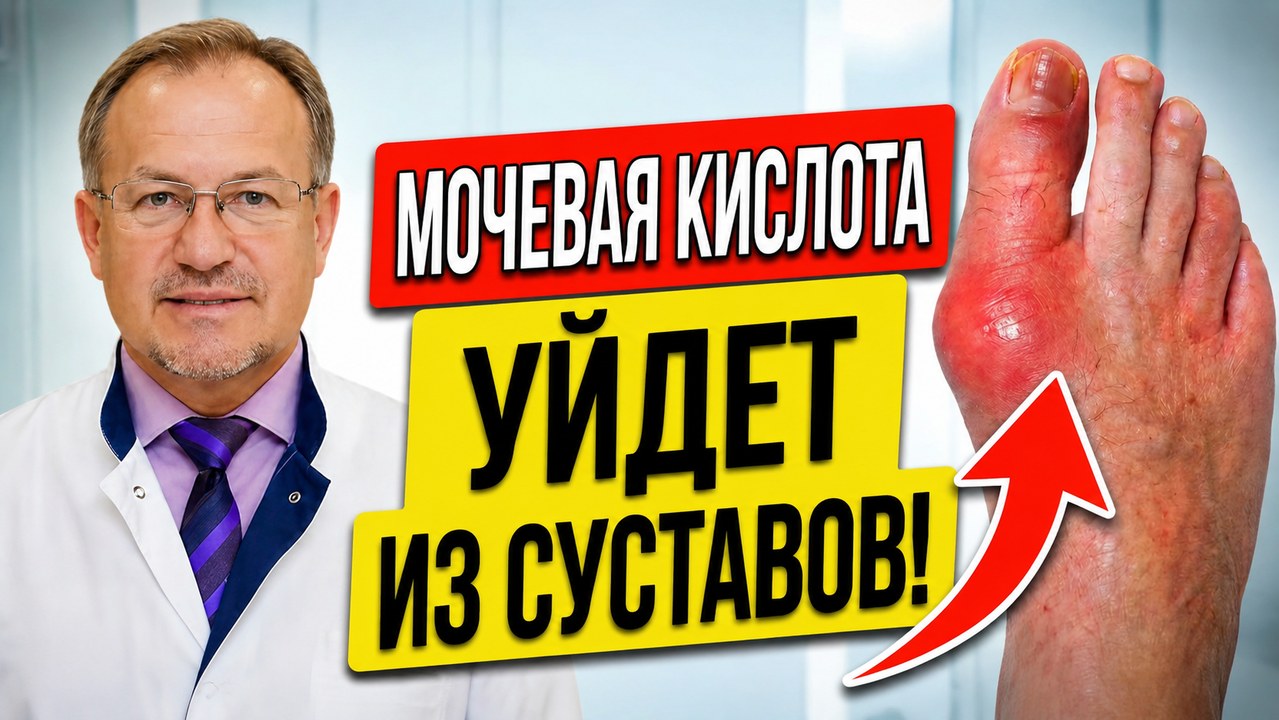 Кто бы подумал — ПОДАГРА боится обычной... Приступы отступают мгновенно