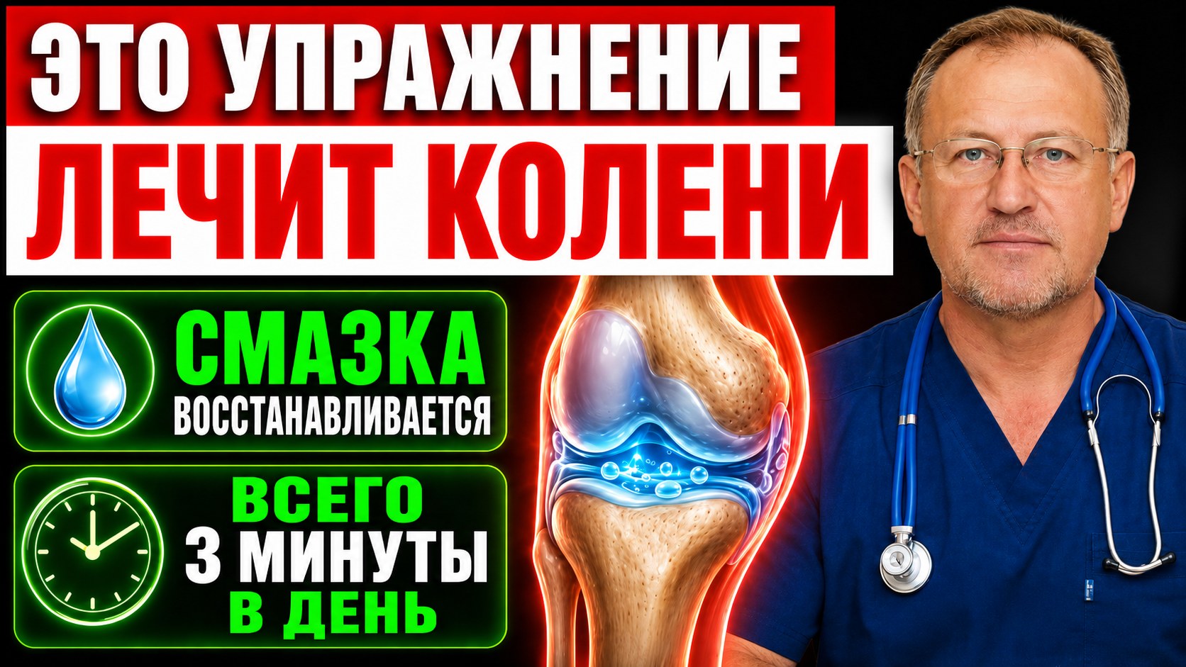 У вас болят колени? Перестаньте себе вредить! Как запустить выработку синовиальной жидкости