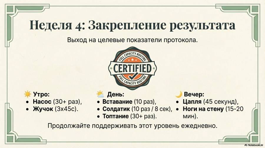 Протокол Цапля Активное долголетие — страница 12