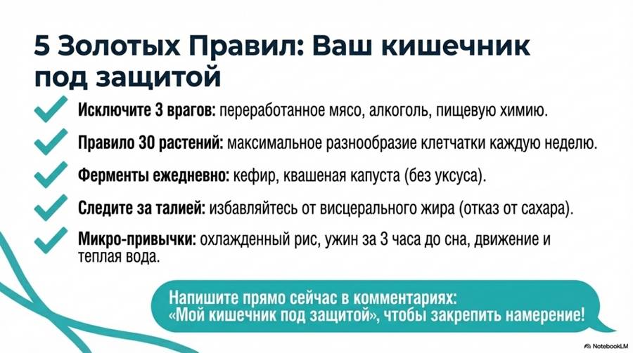 Здоровье кишечника для предотвращения рака — протокол — страница 21