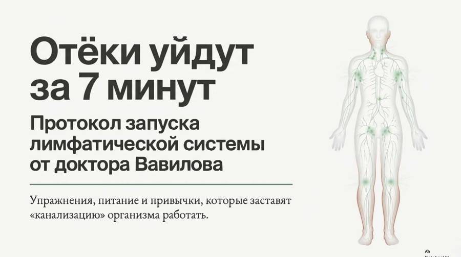 Лимфодренаж за 7 минут Протокол ВАВИЛОВА — страница 1